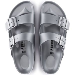 New Birkenstocks Arizona EVA Sandal Gray/Silver